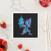 Fantasy Aqua Dragon x 50 Serviette (Beispiel)