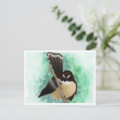 Fantasy Aquarell Digitale Kunst Postkarte (Stehend Vorderseite)