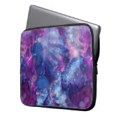 Fantasy Aquarell - Tiefenraumvibe : Laptopschutzhülle (Vorderseite Links)