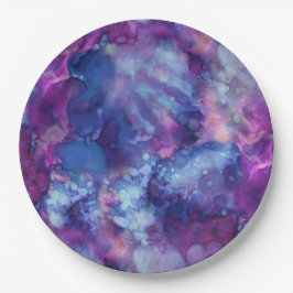 Fantasy Aquarell - Tiefenraumvibe : Pappteller