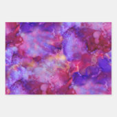 Fantasy Aquarellen in mehreren Tönen: Geschenkpapier Set (Vorderseite 3)