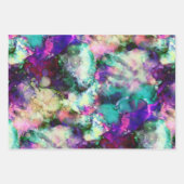 Fantasy Aquarellen in mehreren Tönen: Geschenkpapier Set (Vorderseite 2)