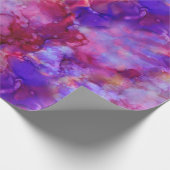 Fantasy Aquarellen, warme Farben: Geschenkpapier (Ecke)