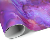 Fantasy Aquarellen, warme Farben: Geschenkpapier (Rolleneckpunkt)