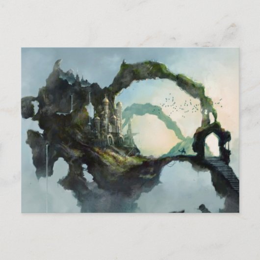 Fantasy Arabian Castle Postcard Postkarte (Vorderseite)