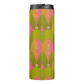 Fantasy Arcs Beads Pink Green Thermosbecher (Rückseite)