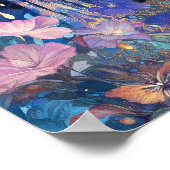 Fantasy Art Black Girl Black Queen Elf Goddess Poster (Ecke)