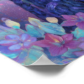 Fantasy Art Black Girl Black Queen Goddess Poster (Ecke)