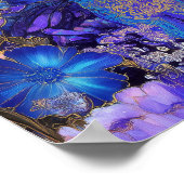 Fantasy Art Black Girl Black Queen Goddess Poster (Ecke)