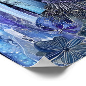 Fantasy Art Black Girl Black Queen Goddess Poster (Ecke)