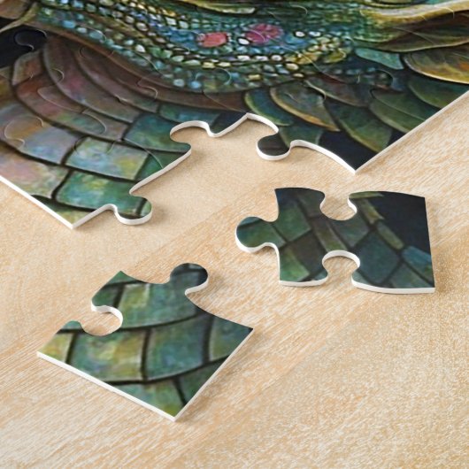 Fantasy Art Dragon Goddess Queen Jigsaw Puzzle (Seite)