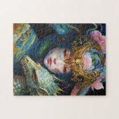 Fantasy Art Dragon Goddess Queen Jigsaw Puzzle (Horizontal)