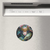 Fantasy Art Dragon Goddess Queen Magnet (In Situ (Geschirrspüler))