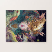 Fantasy Art Dragon Goddess Queen Puzzle (Horizontal)