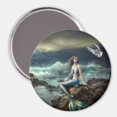 Fantasy Art Fairy Tale Mermaid Magnet (Vorderseite/Rückseite)