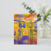 Fantasy Art Gemälde, Fantasy Malerei Postkarte (Stehend Vorderseite)