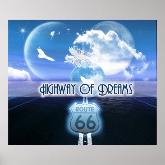 Fantasy Art - Highway of Dreams Poster (Vorne)