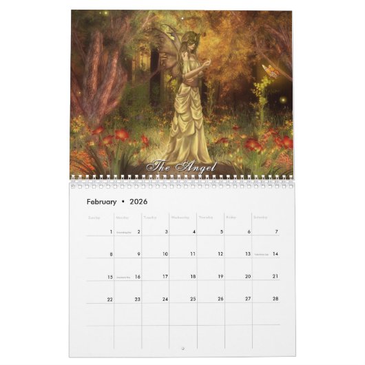 Fantasy Art Kalender (Feb 2026)