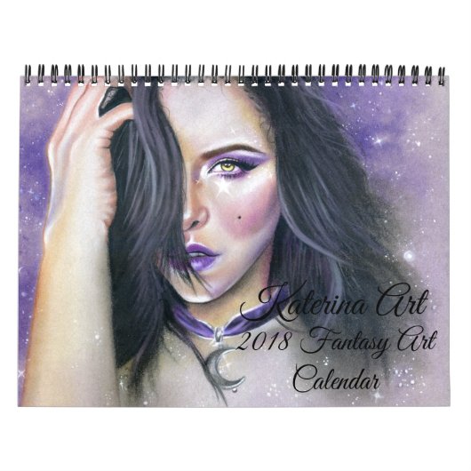 Fantasy Art Kalender 2018 Katerina Art (Titelbild)