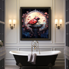 🐞 Fantasy Art Ladybug Delight No. 1 Poster