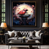 🐞 Fantasy Art Ladybug Delight No. 1 Poster