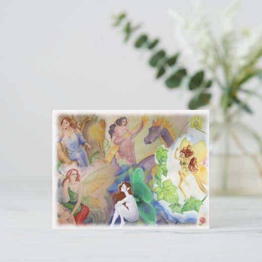 Fantasy Art Postcard Postkarte (Stehend Vorderseite)