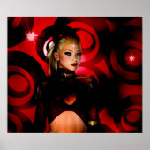 Fantasy Art Poster Rote Venus (Vorne)