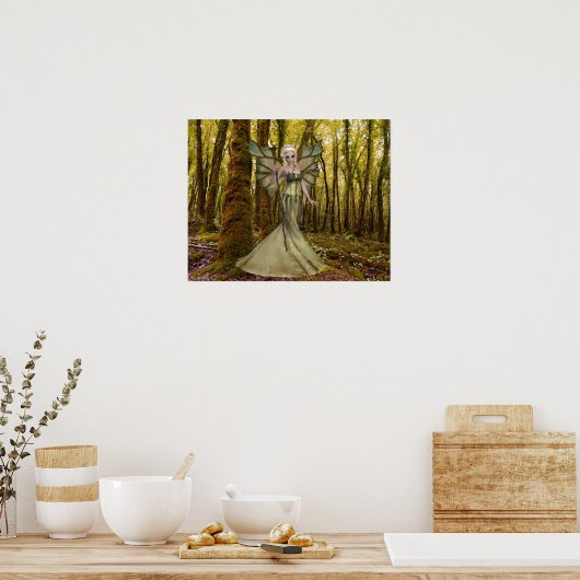 Fantasy Art Princess Forest Poster (Küche)