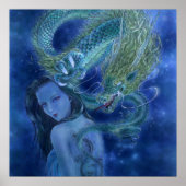 Fantasy Art Print - Dragon Lore Poster (Vorne)