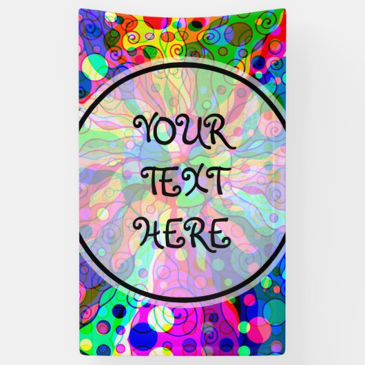 Fantasy Art skizzieren - Abstrakt Neon Shift 1 Banner (Vertikal)