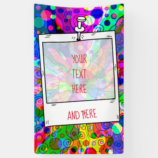 Fantasy Art skizzieren - Abstrakt Neon Shift 1 Banner (Vertikal)