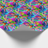 Fantasy Art skizzieren - Abstrakt Neon Shift 1 Geschenkpapier (Ecke)
