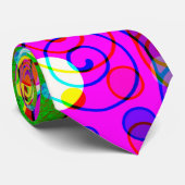 Fantasy Art skizzieren - Abstrakt Neon Shift 1 Krawatte (Gerollt)