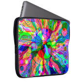 Fantasy Art skizzieren - Abstrakt Neon Shift 1 Laptopschutzhülle (Vorne Rechts)
