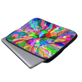 Fantasy Art skizzieren - Abstrakt Neon Shift 1 Laptopschutzhülle (Vorne Knopf)