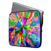 Fantasy Art skizzieren - Abstrakt Neon Shift 1 Laptopschutzhülle (Vorderseite Links)