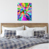 Fantasy Art skizzieren - Abstrakt Neon Shift 1 Leinwanddruck (Insitu (Schlafzimmer))