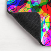 Fantasy Art skizzieren - Abstrakt Neon Shift 1 Mousepad (Ecke)