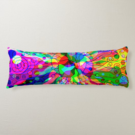 Fantasy Art skizzieren - Abstrakt Neon Shift 1 Seitenschläferkissen (Vorderseite)