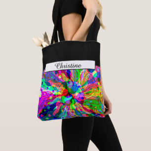 Fantasy Art skizzieren - Abstrakt Neon Shift 1 Tasche