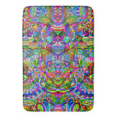 Fantasy Art skizzieren - Abstrakt Neon Shift 3 Badematte (Vorderseite Vertikal)