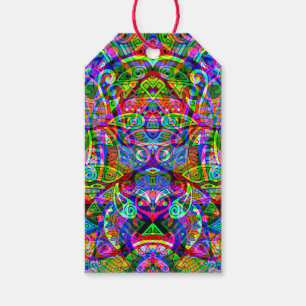 Fantasy Art skizzieren - Abstrakt Neon Shift 3 Geschenkanhänger