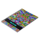 Fantasy Art skizzieren - Abstrakt Neon Shift 3 Notizblock (Linke Seite)