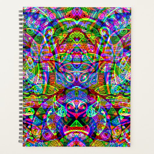 Fantasy Art skizzieren - Abstrakt Neon Shift 3 Planer (Vorderseite)