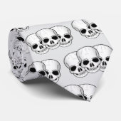 Fantasy Art Skull Design Krawatte (Gerollt)