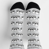 Fantasy Art Skull Design Socken (Oben)