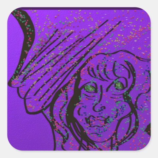 Fantasy Art Square Sticker Sheets (Vorderseite)