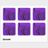 Fantasy Art Square Sticker Sheets (Blatt)