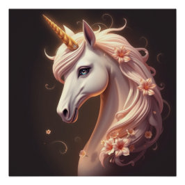 Fantasy Art Unicorn Poster