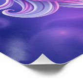 Fantasy Art Unicorn Poster (Ecke)